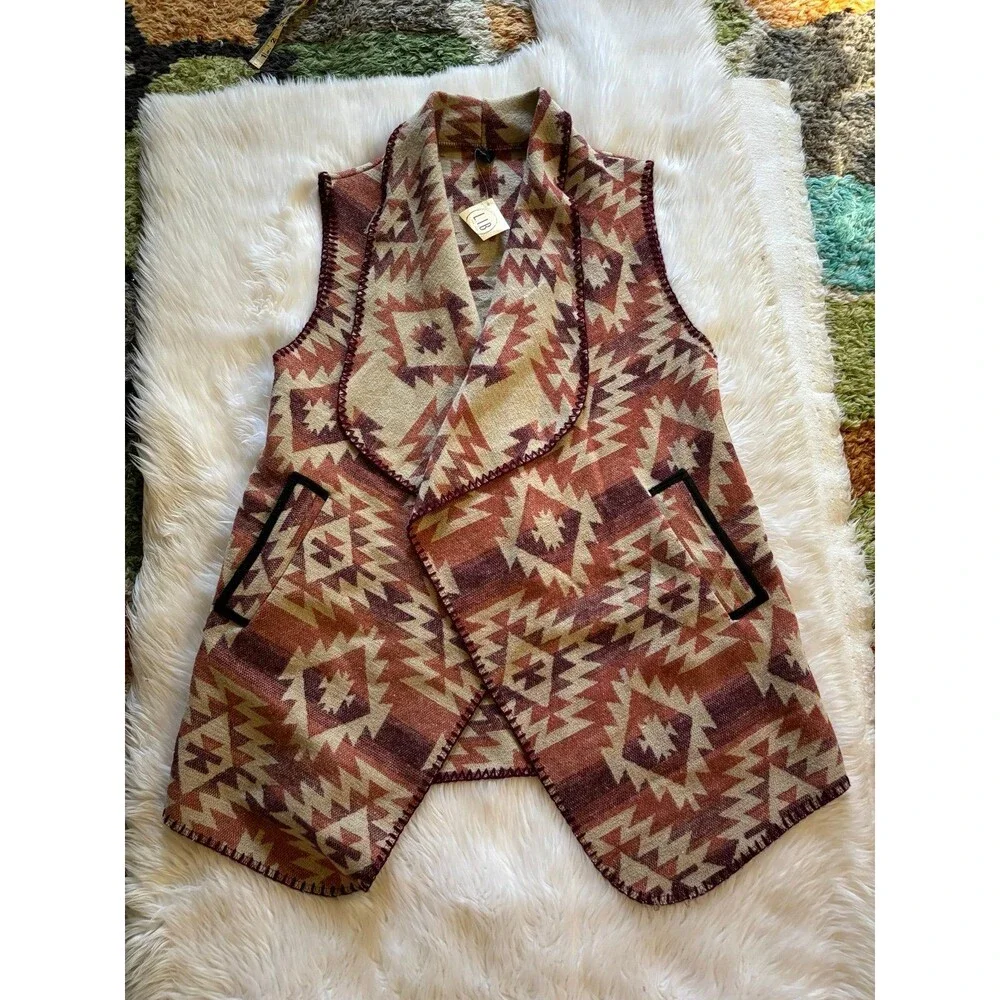 Aztec boho Vest - Picture 6 of 10